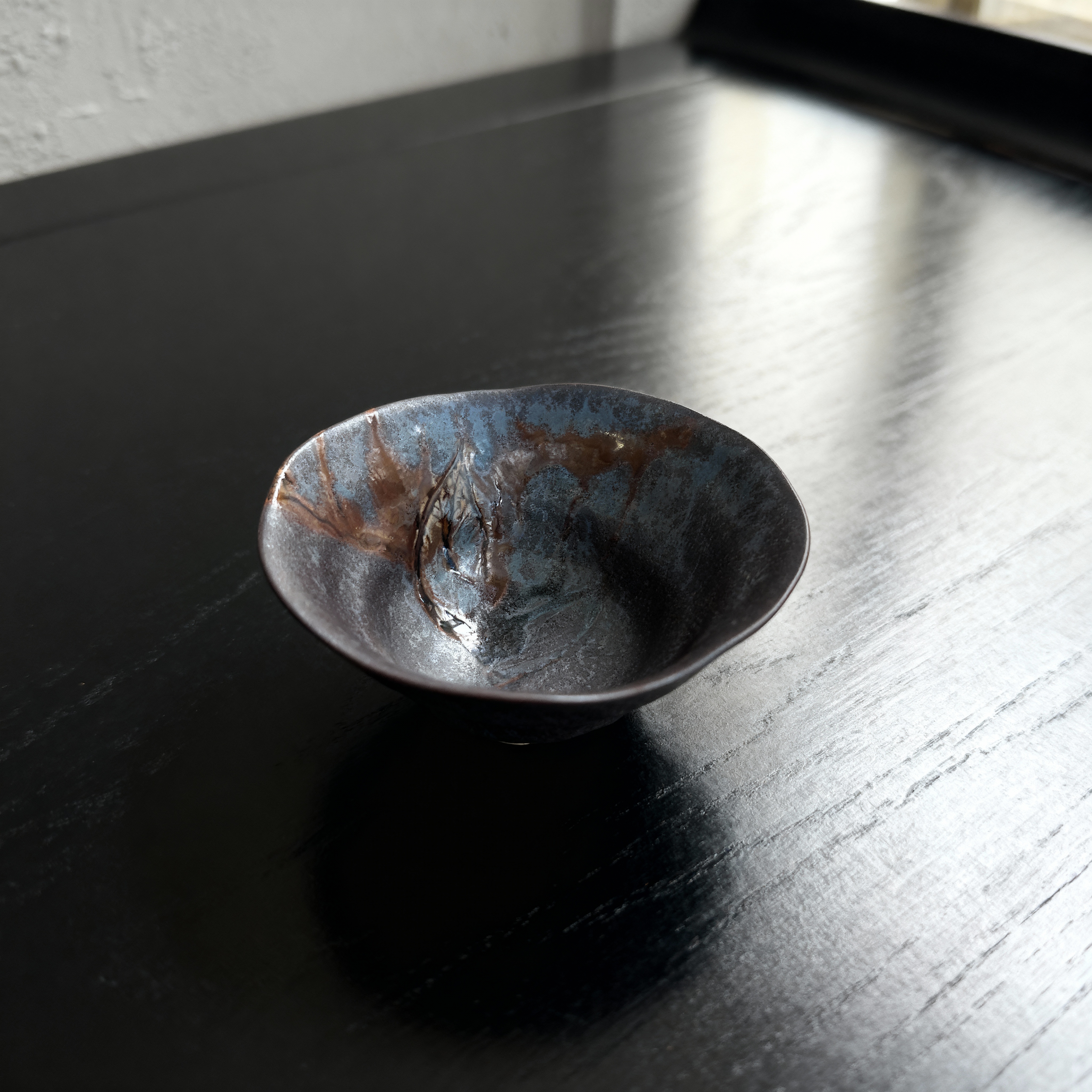 鉢　舟形焼き〆還元